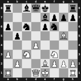 1951 Budapest HUN – Round ? – Forintos, Gyozo V – 0-1 – Tapaszto Binet, Laszlo – G13