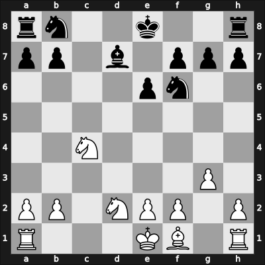 1951 Buenos Aires – Round 1 – Luckis, Marcos – 1/2-1/2 – Alonso-Lej De Las Casas, Fernando – G8