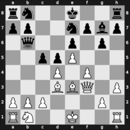 1951 Buenos Aires – Round 1 – Corte, Cesar J – 1/2-1/2 – Rebizzo, Cayetano – G22