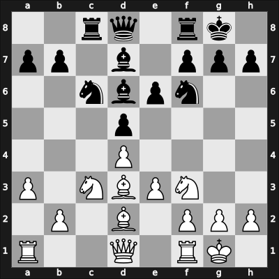 1951 Buenos Aires – Round 14 – Cruz Garibaldi, Milton Esteban – 1/2-1/2 – Foguelman, Alberto – G81