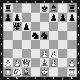 1951 Buenos Aires ch-ARG – Round 1 – Alvarez Martin, Pedro – 0-1 – Rebizzo, Cayetano – G4