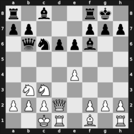 1951 Chigorin Memorial – Round ? – Suetin, Alexey S – 0-1 – Taimanov, Mark E – G18