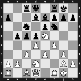 1951 DDR Ch 02nd – Round 12 – Otto Arnold – 1/2-1/2 – Platz, Hans – G8