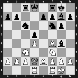 1951 FRG Ch Duesseldorf GER – Round 12 – Stein, Georg – 1-0 – Schmid, Lothar – G9