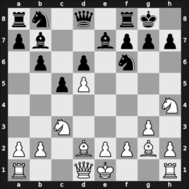1951 FRG Ch Duesseldorf GER – Round 21 – Gilg, Karl – 1-0 – Lehmann, Heinz – G17