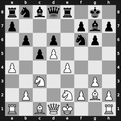 1951 GDR Ch – Round 4 – Elstner, Rudolf – 1-0 – Nuesken Fritz – G8