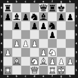 1951 GDR Ch – Round 6 – Rathai, Volker – 0-1 – Kuebart, Erich – G11