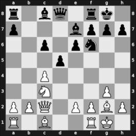 1951 GDR Ch – Round 16 – Elstner, Rudolf – 1-0 – Knothe, Karl – G19