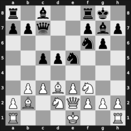 1951 GER Ch 14th – Round 6 – Troeger, Paul – 1-0 – Platz, Hans – G19