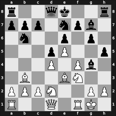 1951 GER Ch 14th – Round 9 – Koch, Berthold – 1-0 – Troeger, Paul – G28