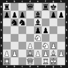 1951 GER Ch 14th – Round 10 – Troeger, Paul – 1-0 – Muth, Rudi – G30