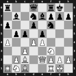1951 GER Ch 14th – Round 11 – Eisinger Max – 1-0 – Kieninger, Georg – G34