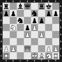 1951 GER Ch U20 – Round 5 – Kunze, Klaus – 0-1 – Darga, Klaus – G16