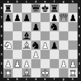 1951 GER Ch U20 – Round 6 – Bialas, Wolfram – 1-0 – Stahl, Franz – G19