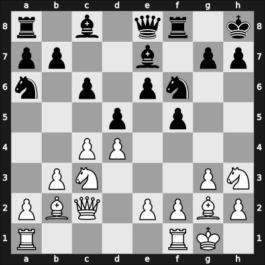 1951 GER Ch U20 – Round 9 – Richter Becerra, Hans – 0-1 – Uhlmann, Wolfgang – G28