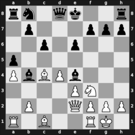 1951 HUN Ch 07th – Round ? – Florian, Tibor – 1/2-1/2 – Barcza, Gedeon – G12