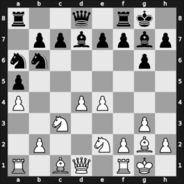1951 Hastings5152 – Round 1 – Donner, Jan-Hein – 1/2-1/2 – Yanofsky, Daniel Abraham – G2