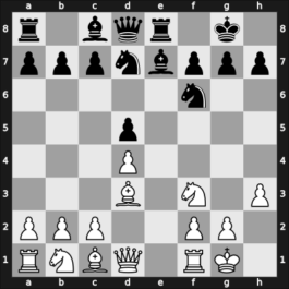 1951 Hastings5152 – Round 6 – Yanofsky, Daniel Abraham – 1-0 – Aabel Thomas Eapen – G27