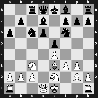 1951 Hoogovens – Round 3 – Stumpers, Louis – 0-1 – Rossolimo, Nicolas – G6