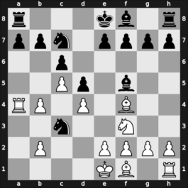 1951 Hungary Ch – Round 1 – Szabo, Laszlo – 1/2-1/2 – Tipary, Lajos – G2