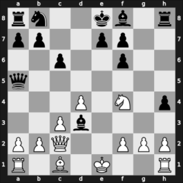 1951 Hungary Ch – Round 1 – Pogats, Jozsef Jr. – 1/2-1/2 – Tipary, Lajos – G20