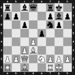 1951 Hungary Ch – Round 1 – Pogats, Jozsef Jr. – 0-1 – Barcza, Gedeon – G21