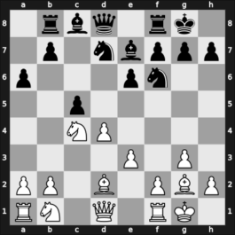 1951 Hungary Ch – Round 5 – Gereben, Erno – 1-0 – Pogats, Jozsef Jr. – G39