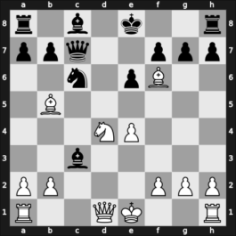 1951 Hungary Ch – Round 14 – Negyesy, Gyorgy – 1/2-1/2 – Pogats, Jozsef Jr. – G58