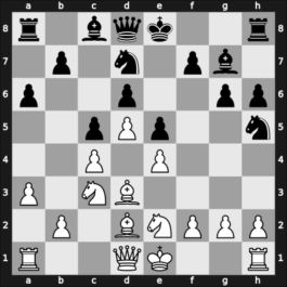 1951 Hungary Ch – Round 1 – Tipary, Lajos – 1-0 – Koberl, Ferenc – G10