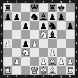 1951 Hungary Ch – Round 1 – Benko, Pal – 1/2-1/2 – Tipary, Lajos – G12