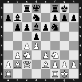 1951 Hungary Ch – Round 1 – Kluger, Gyula – 1/2-1/2 – Negyesy, Gyorgy – G13