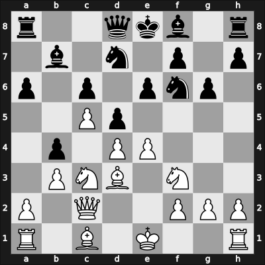 1951 Hungary Ch – Round 1 – Kluger, Gyula – 1/2-1/2 – Szily, Jozsef – G19