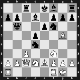 1951 Hungary Ch – Round 1 – Tipary, Lajos – 0-1 – Szily, Jozsef – G28