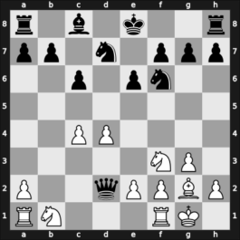 1951 Hungary Ch – Round 1 – Benko, Pal – 1-0 – Gecsei, Istvan – G34