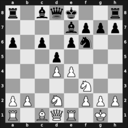 1951 Hungary Ch – Round 1 – Koberl, Ferenc – 1-0 – Gecsei, Istvan – G62
