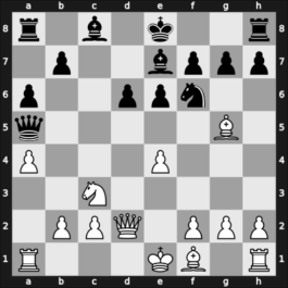 1951 Hungary Ch – Round 1 – Gracs, Pal – 1/2-1/2 – Benko, Pal – G66