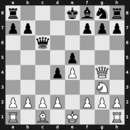 1951 Hungary Ch – Round 1 – Gereben, Erno – 1-0 – Koberl, Ferenc – G70