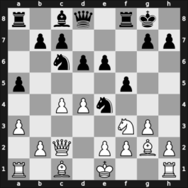 1951 It Dortmund GER – Round 6 – Bogoljubow, Efim – 1/2-1/2 – Kieninger, Georg – G11
