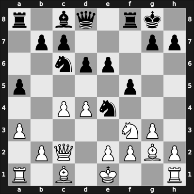 1951 It Dortmund GER – Round 6 – Bogoljubow, Efim – 1/2-1/2 – Kieninger, Georg – G11