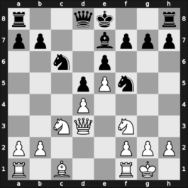1951 It Dortmund GER – Round 10 – Bogoljubow, Efim – 0-1 – Pfeiffer, Gerhard – G23