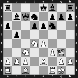 1951 It I Beverwijk NED – Round 8 – Poulsen, Christian – 0-1 – Kieninger, Georg – G10