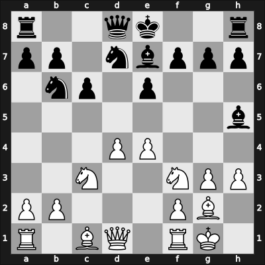 1951 Ljubljana ch YUG – Round 4 – Vidmar, Milan Jr – 1-0 – Simonovic, Borko – G7
