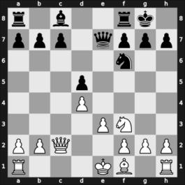 1951 Ljubljana ch YUG – Round 5 – Nedeljkovic, Srecko M – 1/2-1/2 – Vidmar, Milan Jr – G8