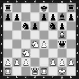 1951 Ljubljana ch YUG – Round 7 – Kozomara, Vlado – 1/2-1/2 – Udovcic, Mijo – G11