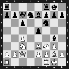 1951 Ljubljana ch YUG – Round 8 – Vidmar, Milan Jr – 1/2-1/2 – Pirc, Vasja – G13