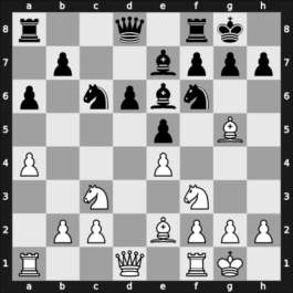 1951 Ljubljana ch YUG – Round 16 – Janosevic, Dragoljub – 1-0 – Vidmar, Milan Jr – G23