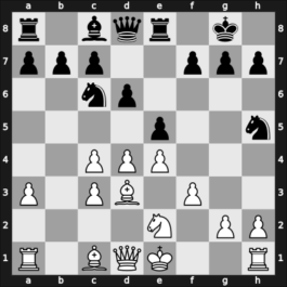 1951 Luzern Christmas 5152 5th – Round 1 – Chaude de Silans, Chantal – 0-1 – Henneberger, Walter – G1