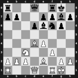1951 Madrid – Round 15 – Canal, Esteban – 1/2-1/2 – Enevoldsen, Jens – G14