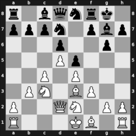 1951 Madrid ESP – Round 3 – Steiner, Herman – 1/2-1/2 – Bernstein, Ossip – G4