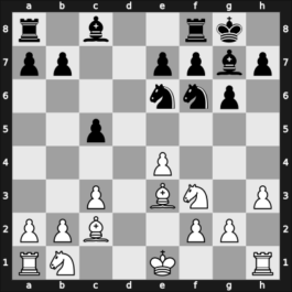 1951 Madrid ESP – Round 3 – Canal, Esteban – 1/2-1/2 – Pilnik, Herman – G5